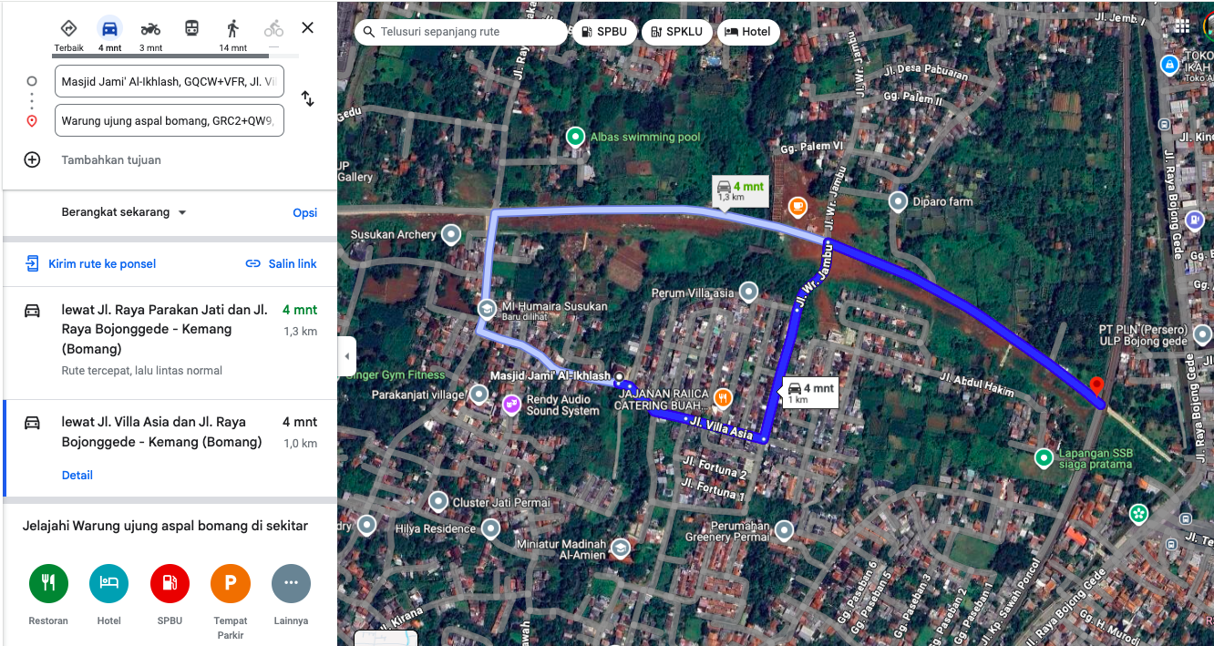 04 Tanah Susukan ke Jl. Tegar beriman