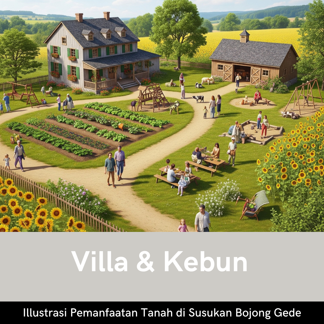 05 Ilustrasi Villa & Kebun